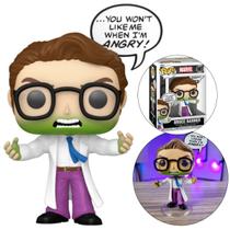 Hulk Bruce Banner Boneco Funko Pop Sayings Marvel Vingadores