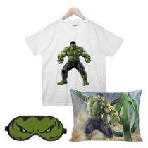 Hulk Camisa, Almofada e Máscara de dormir