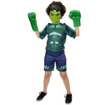 Hulk Com Luvas E Mascara Infantil Super Herois Meninos Inf Hulk Com Luvas E Mascara Infantil Super Herois Meninos Inf