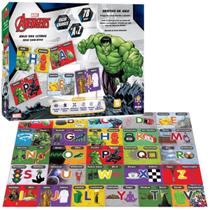 Hulk Quebra Cabeça E Jogo Memoria Vingadores Educativo 78Pçs