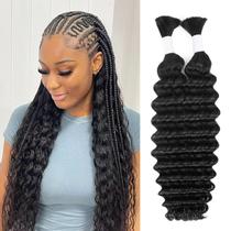 Human Braiding Hair Morpure Deep Wave 22cm 100g 2 pacotes