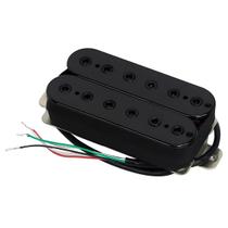 Humbucker Pos. Braço Neck Alta Saída Fleor All Black Polos Ajustaveis