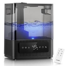 Humidificador FOHERE 6L con Nebulización Caliente y Fría, Temporizador de 60H y Control Remoto Humidificador FOHERE 6L con Nebulización Caliente y Fría, Temporizador de 60H y Control Remoto
