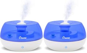 Humidificador Ultrasónico de Niebla Fría Crane 0.8L Sin Filtro Paquete de 2