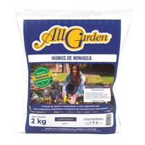 Húmus da Minhoca P/ Plantas e Hortas All Garden 2kg