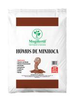 Humus de minhoca adubo organico 20 kg Mogi Fertil