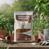 Humus de minhoca adubo organico 20 kg Mogi Fertil
