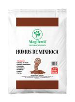 Humus de minhoca adubo organico 20 kg - MOGIFERTIL
