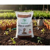 Humus de minhoca adubo orgânico Mogifertil 10kg Humus de minhoca adubo orgânico Mogifertil 10kg