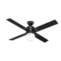 Hunter Fan Company, Ventilador de Teto Hepburn Preto Fosco com Kit de Luz LED e Controle de Parede, Ventiladores de Teto com Luz 52 polegadas, 59321 Hunter Fan Company, Ventilador de Teto Hepburn Preto Fosco com Kit de Luz LED e Controle de Parede, Ventiladores de Teto com Luz 52 polegadas, 59321