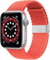 Huoguo compatível com pulseiras Apple Watch iWatch 38 mm/40 mm/41 mm - 4,5 -7,9" mulheres homens, ajustável trançado solo loop elástico elástico pulseira esportiva para iWatch Series 7/6/SE/5/4/3/2/1 Huoguo compatível com pulseiras Apple Watch iWatch 38 mm/40 mm/41 mm - 4,5 -7,9" mulheres homens, ajustável trançado solo loop elástico elástico pulseira esportiva para iWatch Series 7/6/SE/5/4/3/2/1