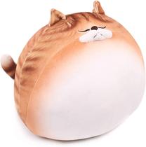 Huoguo fofo gato gordinho de pelúcia, travesseiro macio Kawaii gatinho abraçando anime bicho de pelúcia macio, brinquedo de pelúcia engraçado para crianças, presentes para o Halloween, Natal Huoguo fofo gato gordinho de pelúcia, travesseiro macio Kawaii gatinho abraçando anime bicho de pelúcia macio, brinquedo de pelúcia engraçado para crianças, presentes para o Halloween, Natal