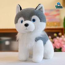 Husky de Pelúcia Antialérgico Lavável Companheiro Ideal para Abraços
