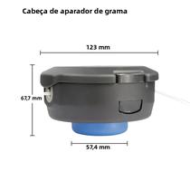 Husqvarna Cabeça De Aparador De Grama Linha De Nylon Xcan T25 T35 Cortador De Grama Aparador De