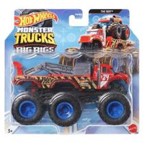 Hwn86 hot wheels monster trucks caminhões reboque surpresa 1:64 Hwn86 hot wheels monster trucks caminhões reboque surpresa 1:64