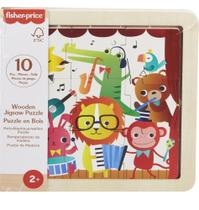 Hxv15 fisher price meu primeiro quebra cabeca de madeira safari na selva hxv18 (43481)