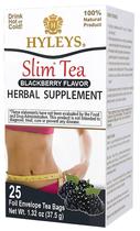 Hyleys Slim Té sabor zarzamora para pérdida de peso, 25 bolsitas
