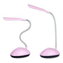 HYQ0011 Mini Abajur Led De Mesa Articulável A Pilha CORES:ROSA