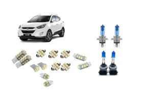 Hyundai Ix35 Kit Farol Super Branca + Lâmpadas Led Hyundai Ix35 Kit Farol Super Branca + Lâmpadas Led