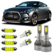 Hyundai Veloster 2011 A 2013 Kit Led Farol Milha Teto Ré
