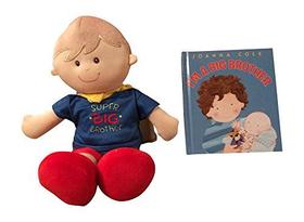 I Am a Big Brother Doll and Book Bundle - Super Big Brother Doll with Cape