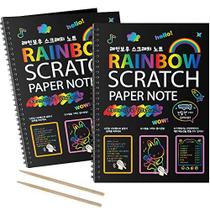 I&Art Scratch Art Books for Kids Scratch Art Paper Rainbow Scratch Art for Best Gifts