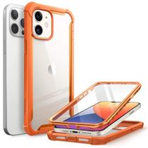 i-Blason Ares Case para iPhone 12, iPhone 12 Pro 6.1 Polegada (Versão 2020), Caixa de para-choques de duas camadas robustas com protetor de tela embutido (laranja)