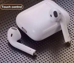 I12 Fone de Ouvido Touch Bluetooth Branco Sem Fio com Estojo de Recarga