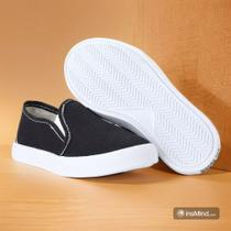 Iate Adulto Tênis Calce Fácil Infantil Menino Menina Preto Frio Escritório Black Jhons Confortável Dia a Dia Casual Sapatilha Iate Adulto Tênis Calce Fácil Infantil Menino Menina Preto Frio Escritório Black Jhons Confortável Dia a Dia Casual Sapatilha