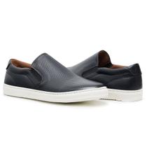 Iate Masculino Facil Calce Elástico em Couro e Solado Borracha - Atria Shoes