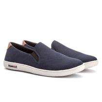 Iate Slip On Urban Casual Azul Lona Macio Estilo