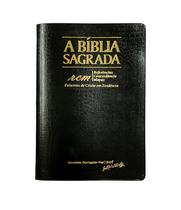íblia Sagrada ACF Letra Gigante Luxo RCM PJV Preta Recouro Alligator - SBTB íblia Sagrada ACF Letra Gigante Luxo RCM PJV Preta Recouro Alligator - SBTB