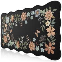 iCasso XXL Alfombrilla de Escritorio 90x40cm Negra Antideslizante y Adorable