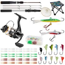 Ice Fishing Rod Reel Combo Gonex 28 Medium Light Carbon