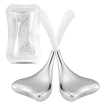 Ice Globes Cryo Sticks para massagem facial Gua Sha 2 em 1