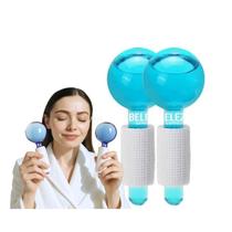 Ice Globes - Massageador Facial 2 Peças Cromoterapia azul