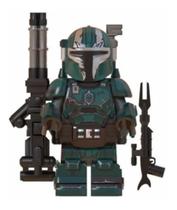 Ice Mandalorian Infantry Star Wars Boneco Blocos De Montar