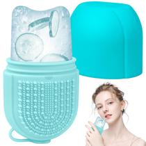 Ice Mold QiQamole para massagem facial e ocular Silicone Blue