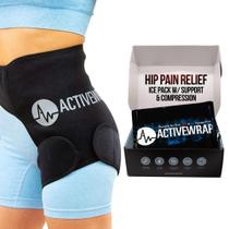 Ice Pack Wrap ActiveWrap desenvolvido em PT para alívio da dor no quadril