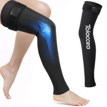 Ice Pack Wrap Tolaccea Full Leg, cobertura de 360, grande