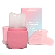 Ice Roller e Gua Sha Set VANALIA para rosto, olhos e pescoço