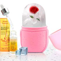 Ice Roller Face Cube Mold Face Ice Pack Ferramenta de beleza para cuidados com a pele