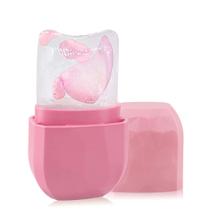 Ice Roller Fanxbox para rosto e olhos, Gua Sha Face Massage Pink