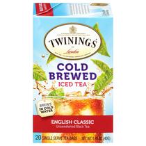 Iced Tea Twinings English Classic Cold Brewed 20 sacos x 6