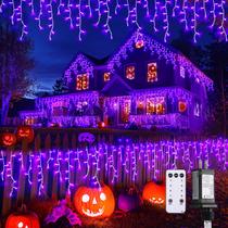 Icicle String Lights JMEXSUSS Purple 12m 400 LED 8 modos