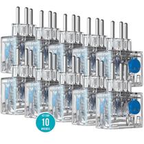iClamper DPS 10A 3 Pinos LCF Transparente Bivolt 127 ou 220V Kit com 10 Protetores Contra Surtos Clamper Pocket 028505
