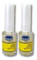 Ideal Base Cetim Com Silicone Para Unhas 9ml (Kit c/ 2 Unidades)