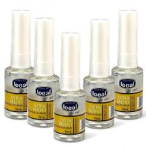 Ideal Base Para Unhas Extra Brilho Argan 9ml Secagem Rápida (Kit c/ 5 Unidades)