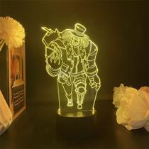 Identidades de luz noturna LED 3D Jokers Color Changing Kids Identidades de luz noturna LED 3D Jokers Color Changing Kids