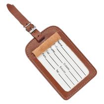 Identificador de Bagagem FIC em Couro Galvani